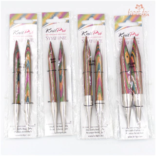 Par de Agulhas Circulares Intercambiáveis para Tricô Symfonie (3mm)
