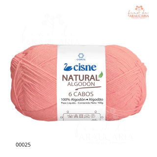 Cisne Natural Algodón 6 Cabos (00025)