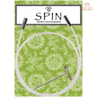 Cabo para Agulha Circular Intercambiável Spin Nylon Chiaogoo (S-20cm)