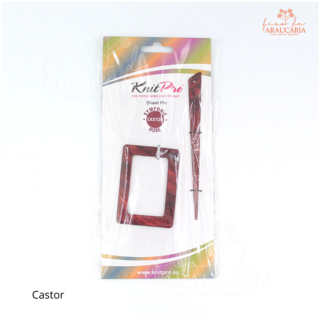 Alfinete Pin para Xale Knitpro Symfonie (Castor Rose)