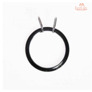 Bastidor Redondo Preto de Metal Nurge (12.6mm)