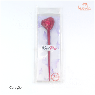 Alfinete Pin para Xale Knitpro (Coração)