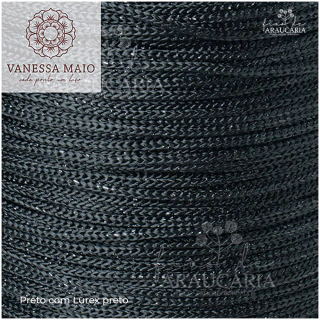 Náutico 3mm c/Lurex (Preto c/Lurex Preto)