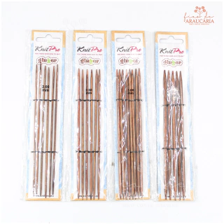 Agulhas de Ponta Dupla para Tricô 15cm Ginger (2mm)