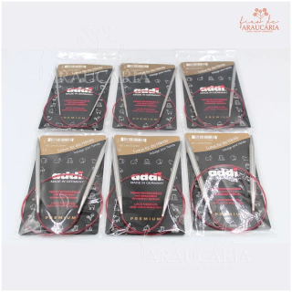 Agulhas Circulares para Tricô Cabo Fixo 60cm Lace (2.5mm)