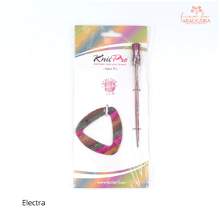 Alfinete Pin para Xale Knitpro Symfonie (Electra Lilás)