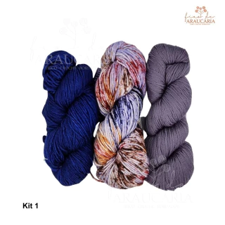 Kit TJ Misterioso Retiro Tricotando Idéias 2025 Malabrigo Rios (Kit 1)