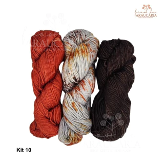 Kit TJ Misterioso Retiro Tricotando Idéias 2025 Malabrigo Rios (Kit 10)