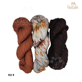 Kit TJ Misterioso Retiro Tricotando Idéias 2025 Malabrigo Rios (Kit 9)