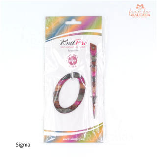 Alfinete Pin para Xale Knitpro Symfonie (Sigma Lilás)