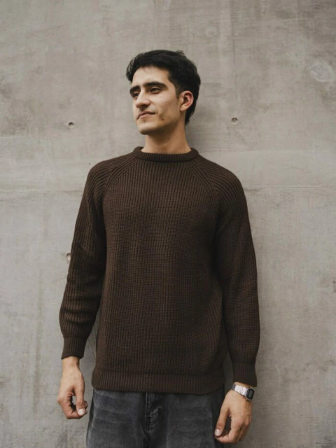 SWEATER PERLE CHOCOLATE (05863)