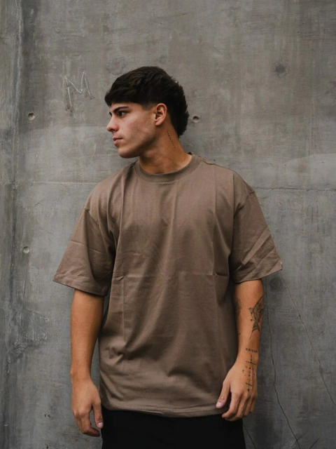 REMERA BASICA OVER VISON (06021)