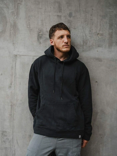 BUZO CANGURO ARES NEGRO (05470)