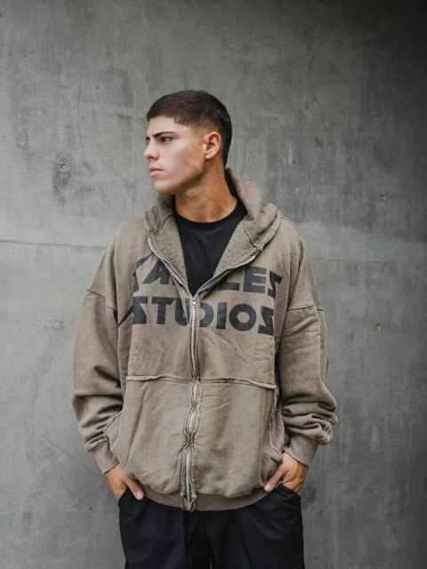 CAMPERA BOXY ROCKSTAR OLIVA (05498)