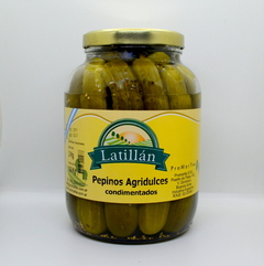 Pepinos agridulces tipo alemán 3 kg