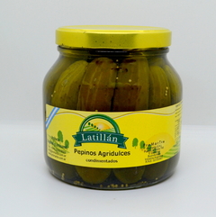 Pepinos agridulces tipo alemán 1.5 kg