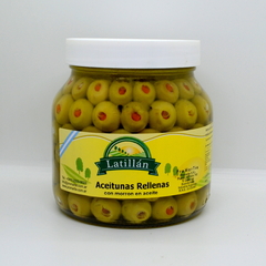 Aceitunas verdes rellenas en aceite 1.5 kg