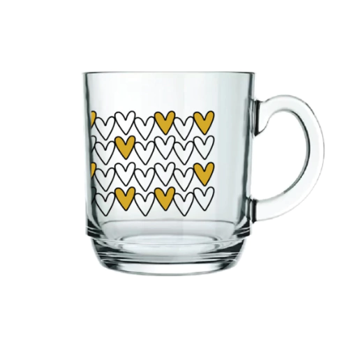 Caneca Coração amarelo