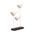 Escultura 3 Pássaros - Branco - comprar online