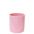 Vaso Rosa em Cimento