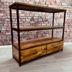 Rack de TV doble estante - comprar online