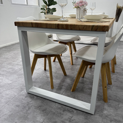 Imagen de Mesa "Aluche" Madera de Eucalipto 150x80 B