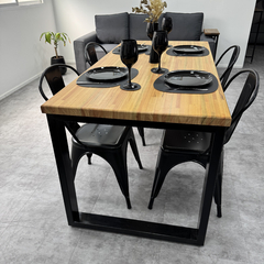 Imagen de Mesa "Aluche" Madera de Eucalipto 150x80 N