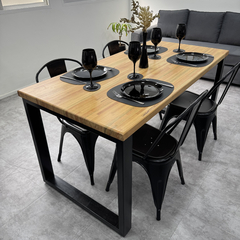 Mesa "Aluche" Madera de Eucalipto 150x80 N