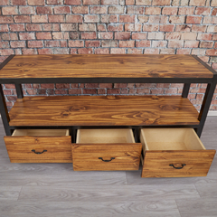 RACK PREMIUM DE TV 3 CAJONES 160x40x70