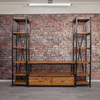 Combo Rack de TV 2 Cajones 120cm con torres 40cm