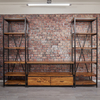 Combo Rack de TV 2 Cajones 120cm con torres 60cm