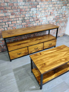 Rack de 3 cajones + Mesa Ratona - comprar online