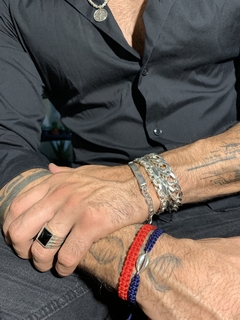 Pulseira Búzio Macramê Marinho - comprar online
