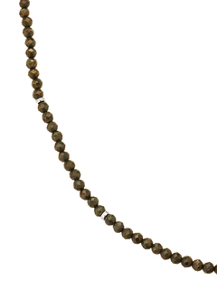 Colar Pirita Facetada - comprar online