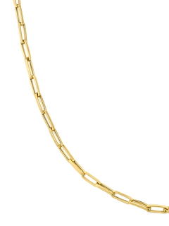 Corrente Elo Retangular Ouro 18k - comprar online