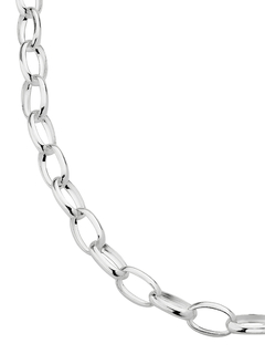 Corrente Elo Liso Prata - comprar online
