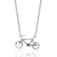Colar Bike Prata