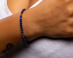 Pulseira Lápis Lazúlli e Hematita na internet
