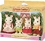 Sylvanian Families Família Coelhos Chocolate Ref:5655 - Epoch