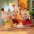 Sylvanian Families Família Coelhos Chocolate Ref:5655 - Epoch - Casa Kumayama