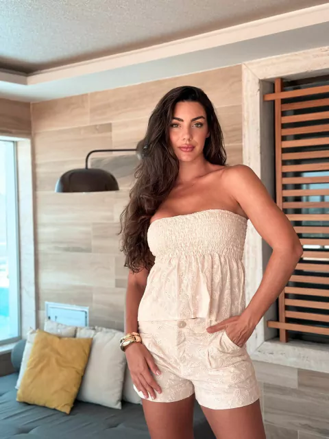 Cropped Laise Lastex Anne