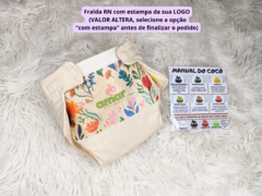Fralda RN Manual do coco (sem ou com estampa da LOGO) - LIKA