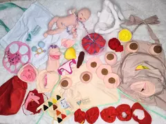 Kit 5 fisiologia do parto (bebê RN) + FRETE GRÁTIS - LIKA
