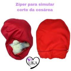 Útero com zíper e regulador na internet