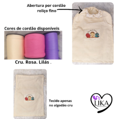 Sacola em algodão cru com a estampa da sua LOGO - comprar online