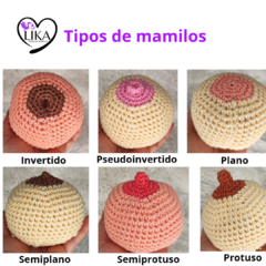 Mamas de crochê na régua ( sem ou com velcro) na internet