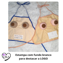 Top/Avental com Mamas (tecido tricoline) - loja online