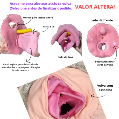 Avental simulador de parto normal e cesárea (SEM bebê)