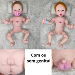 Boneca com caixa de som, cabelos e olhos abertos - loja online