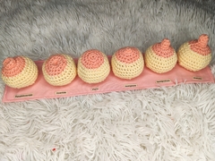 Mini régua com 6 mamilos diferentes - loja online